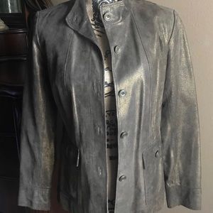 REDUCED‼️Bronze Leather Jacket